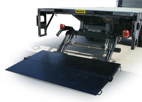 Example of a hydraulic truck liftgate